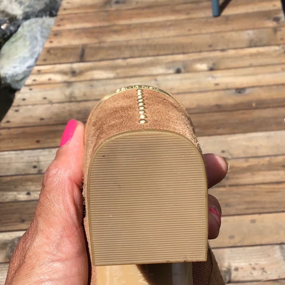 Calvin Klein Sand Colored Suede Mules - Picture 5 of 5
